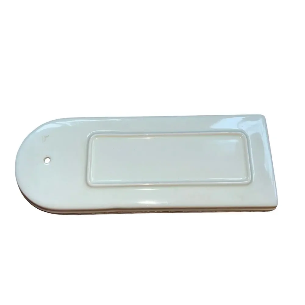 NWOB Nora Fleming Retired Covered Butter Dish Pearl Dot Stoneware